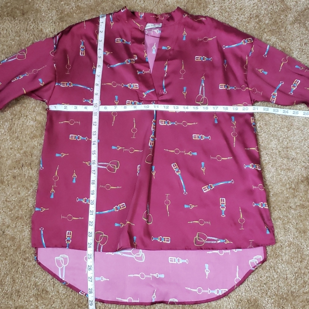 NWT Zara Women's Chain Print Top Size S - Picture 15 of 15